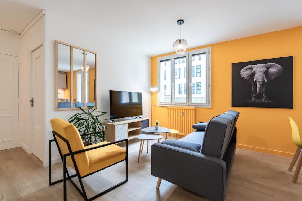 Appartement Renove Pour 6 Avec Parking Villeurbanne Eksteriør billede