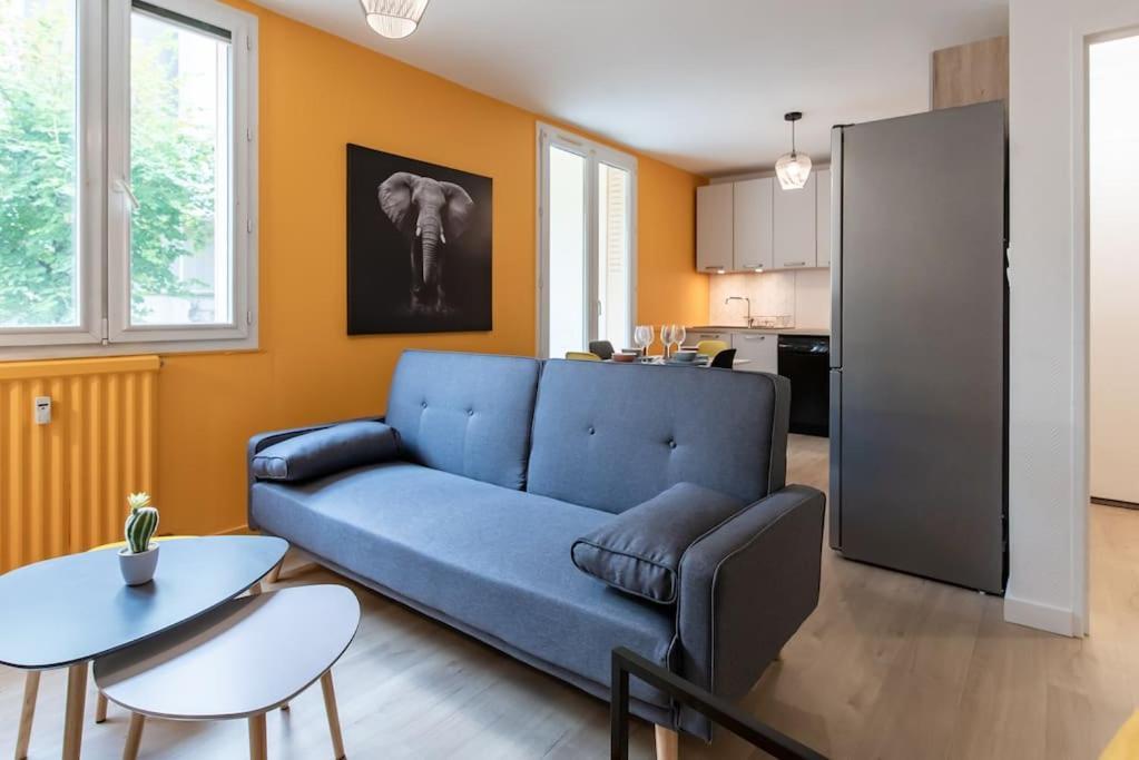Appartement Renove Pour 6 Avec Parking Villeurbanne Eksteriør billede